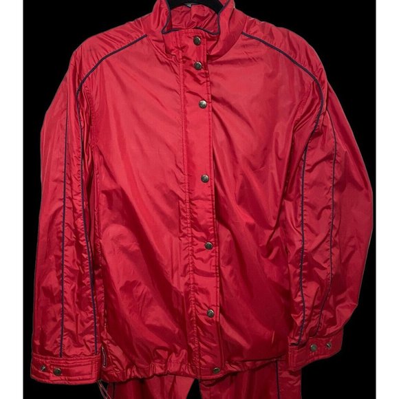 Ralph Lauren LRL RED Windbreaker L Jacket M Pants Suit Nylon Sweat Track Set - Picture 4 of 15